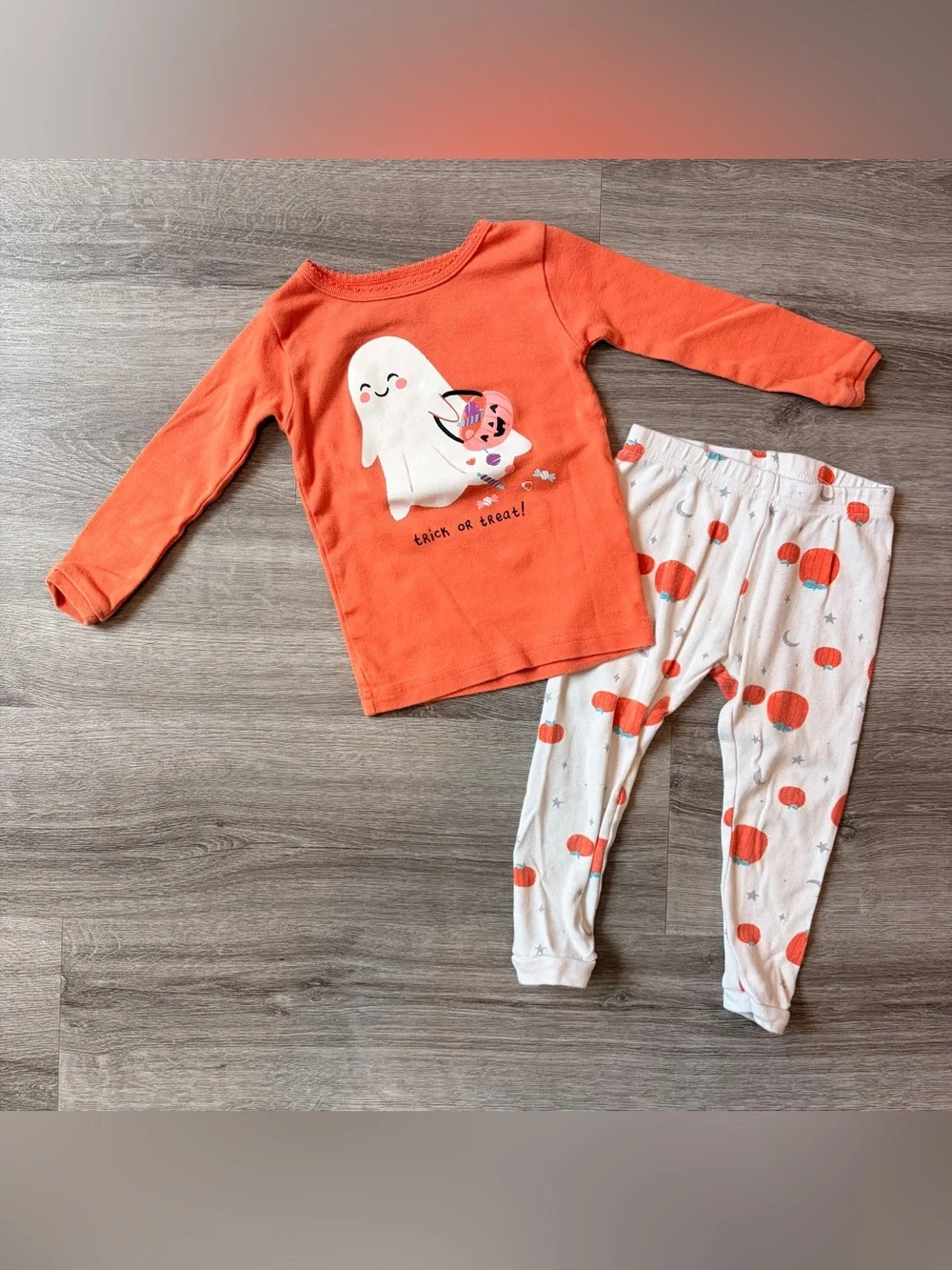 Carter's baby girls Halloween pajama set